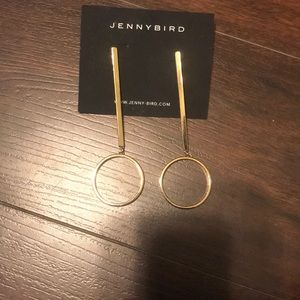 Jenny bird gold earrings